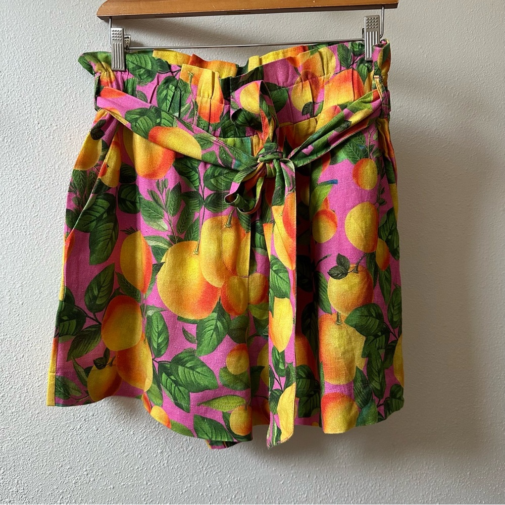 Vibrant Farm Rio orange sunset Shorts - Picture 2 of 4